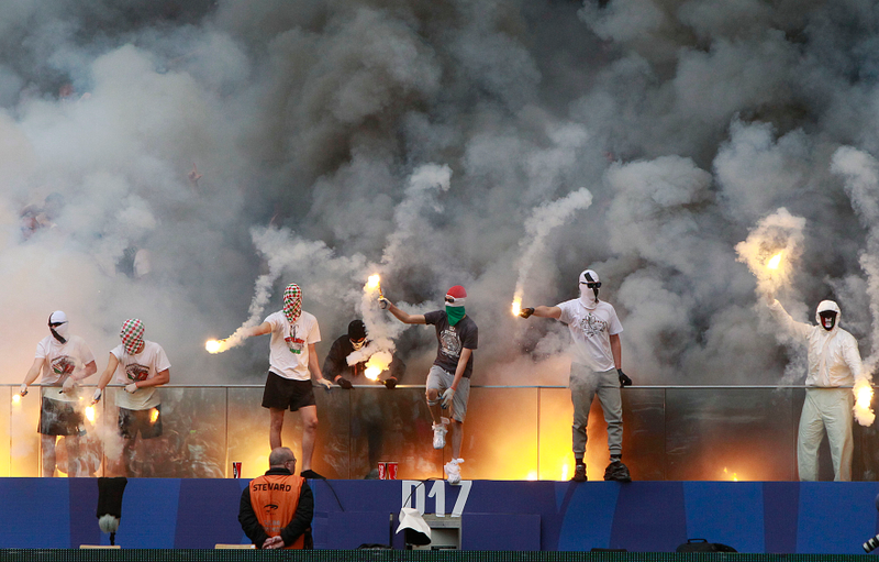 Illustration for article titled Yes, This Is A Normal Thing For A Soccer Crowd To Look Like